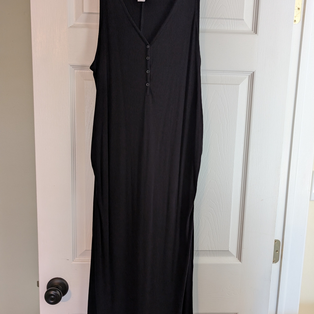 Old Navy Maternity Black Maxi Dress